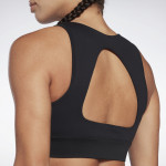 STUDIO BEYOND THE SWEAT CROP TOP - SVARTUR